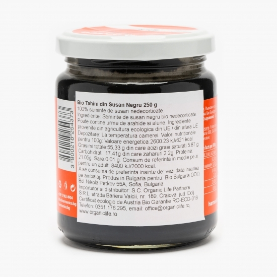 Pastă tahini din susan negru eco 250g