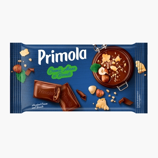 Ciocolată cu alune și biscuiți 89g