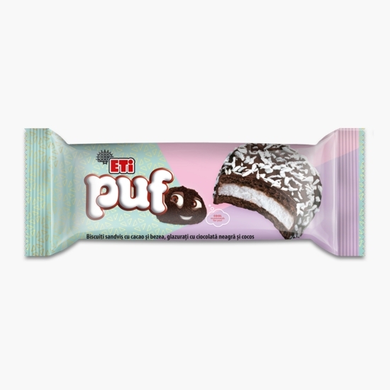 Biscuiți cu bezea, ciocolată și fulgi de cocos 80g