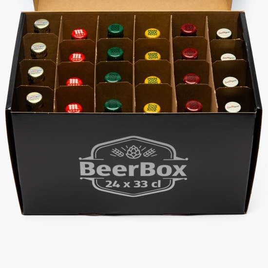 Cutie cadou cu bere spaniolă 24 x 0.33l