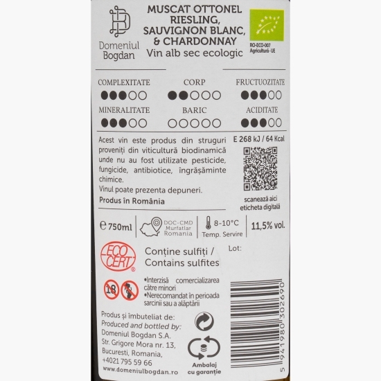 Vin alb sec Duh Cupaj, 11.5%, 0.75l