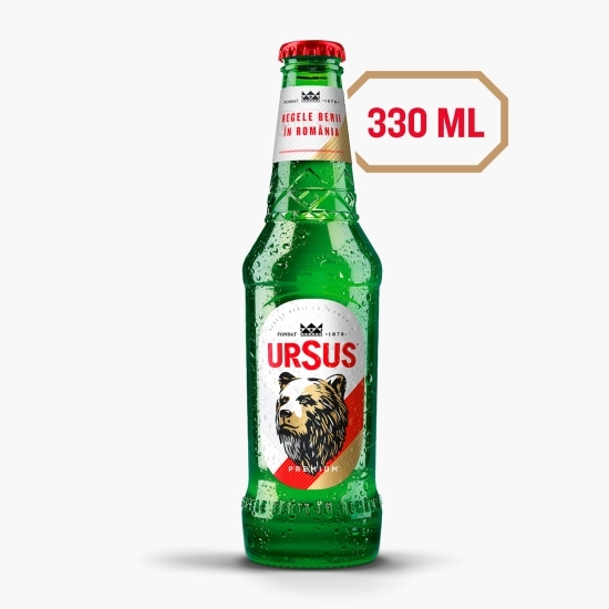 Bere blondă sticlă 0.33l