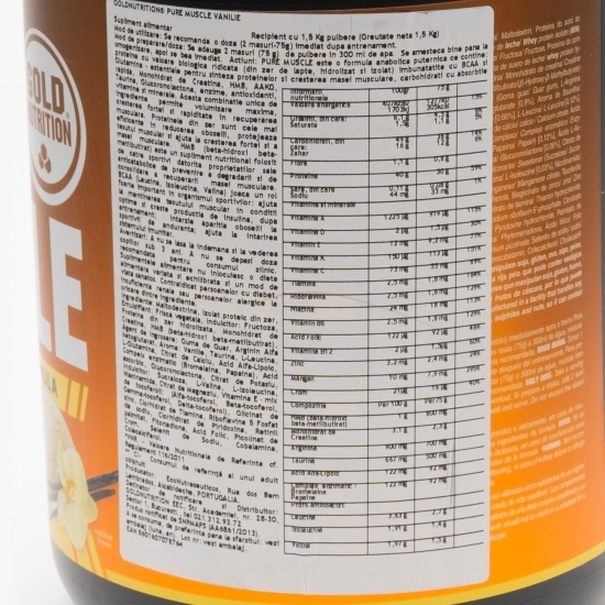 Pure Muscle Smooth Vanilla 1.5kg