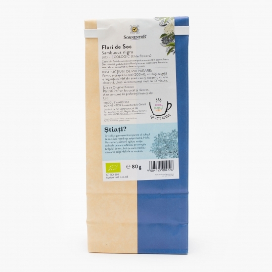 Ceai plante flori de soc eco 80g
