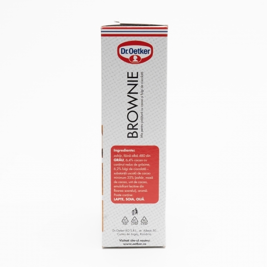 Mix pentru prăjitură cu cacao și fulgi de ciocolată (Brownie) 480g