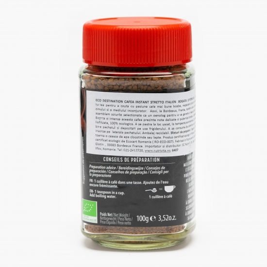 Cafea liofilizată eco Stretto 100g