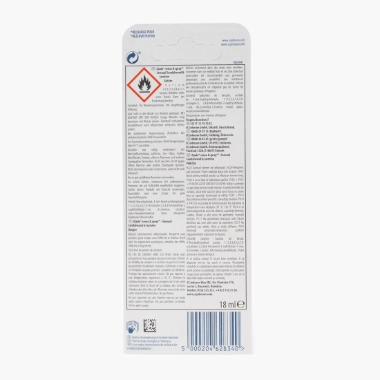 Rezervă odorizant cameră Sandalwood 18ml