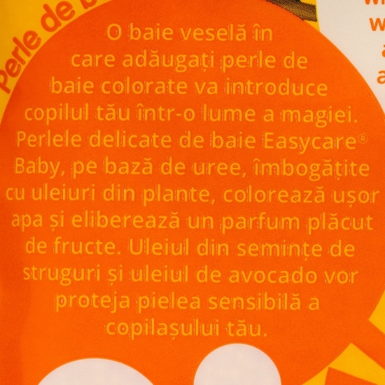 Perle de baie cu parfum de mango, cu uree și uleiuri din semințe de struguri și avocado, +3 ani, 75g