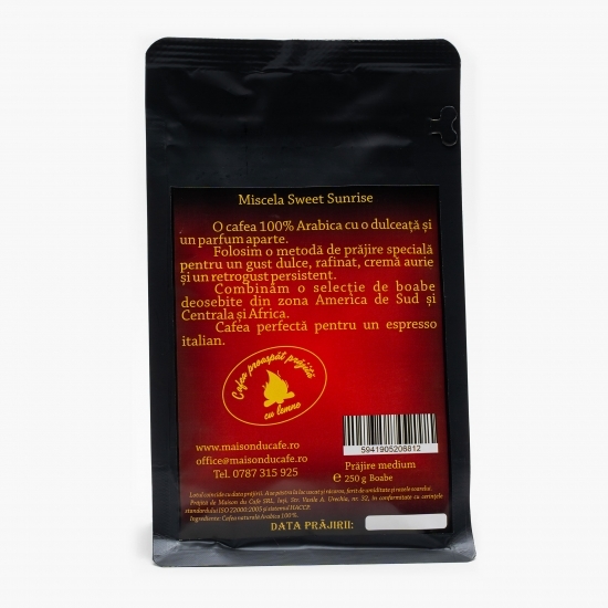 Cafea boabe Sweet Sunrise 250g
