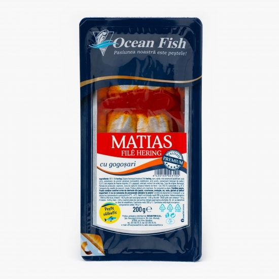 File hering cu gogoșari 200g