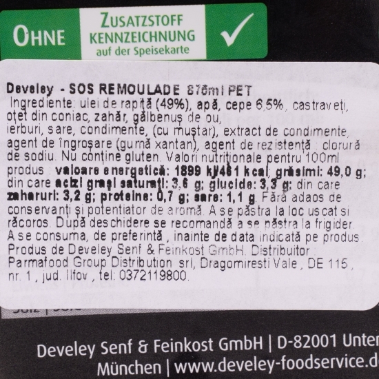 Sos remoulade 875ml