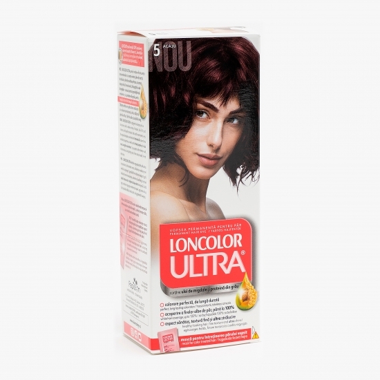 Vopsea permanentă pentru păr Ultra 5 Acaju 100ml