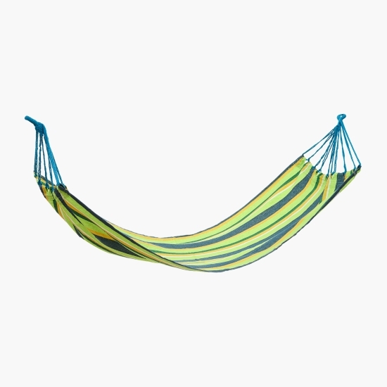 Hamac green stripes  200X80cm