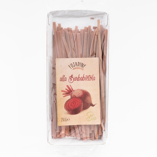 Paste tagliatelle eco din grâu dur și sfeclă roșie 250g
