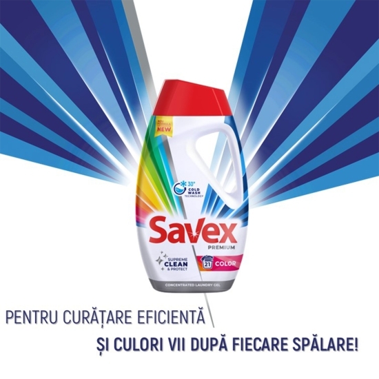 Detergent de rufe lichid Premium Color, 80 spălări, 3.6l