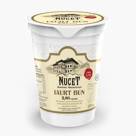Iaurt 2.8% grăsime, 375g