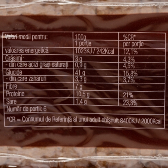 Pâine toast integral 600g