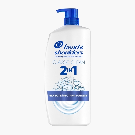 Șampon anti-mătreață Classic Clean 2-in-1 pentru păr normal, 800ml