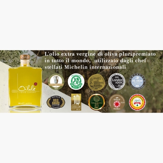 Ulei extravirgin de măsline 100% Coratina, Liquid Luxury Style, 0.5l