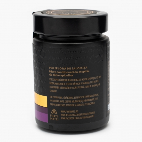 Polifloră de Ialomița - miere crudă 270g