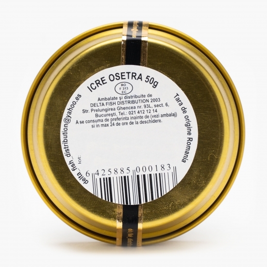 Icre negre caviar Osetra 50g