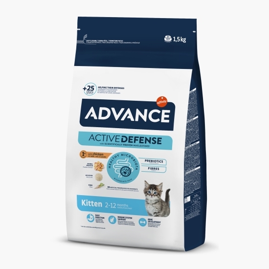 Hrană uscată pentru pisici Junior (2-12 luni), cu pui, 1.5kg