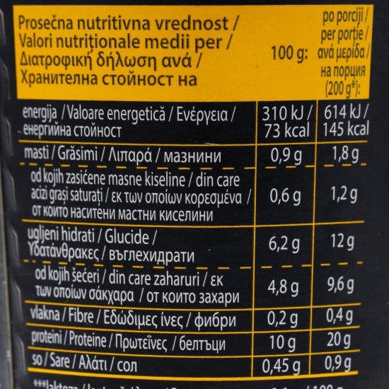 Budincă proteică cu aromă de vanilie, fără zahăr adăugat, 200g
