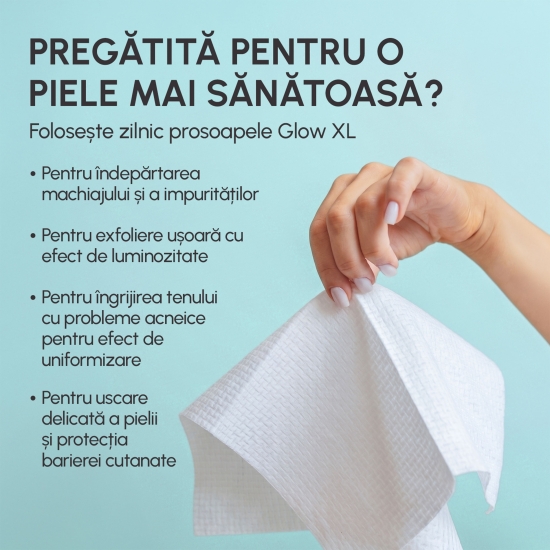 Prosoape faciale XL, 50 buc