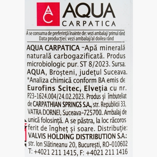 Apă minerală naturală carbogazoasă Forte 1.5l