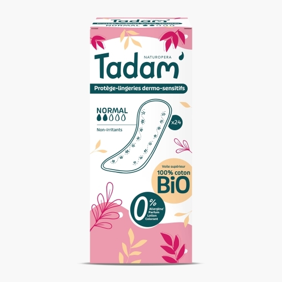 Absorbante zilnice bio hipoalergenice Normal, 24 bucăți