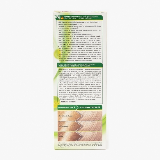 Vopsea permanentă pentru păr Natura 10.21 Blond nordic 100ml