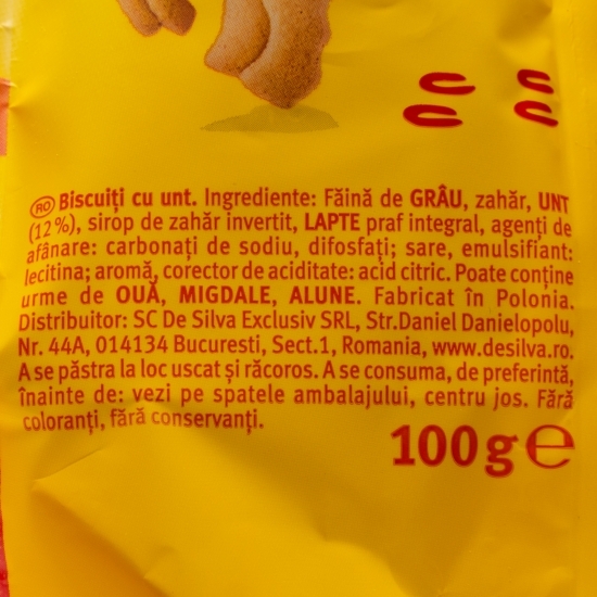 Biscuiți cu unt Zoo original 100g