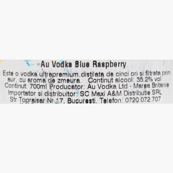 Vodcă Blue Raspberry, 35.2% alc, 0.7l