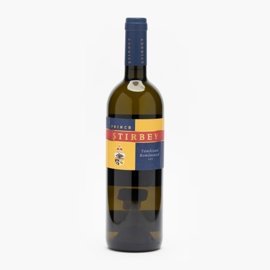 Vin alb sec Tămâioasă Românească, 13.5%, 0.75l
