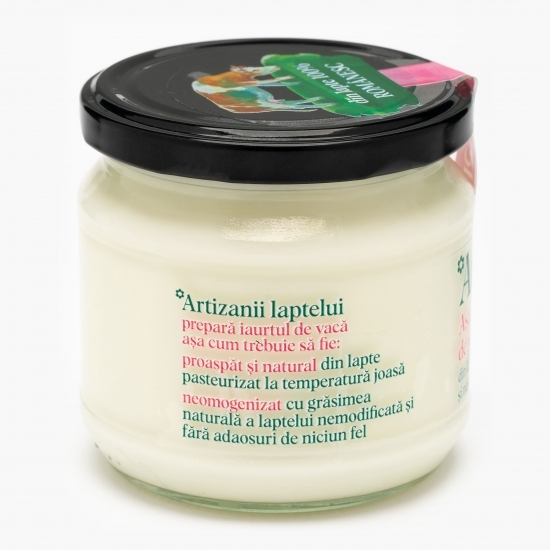 Iaurt natural din lapte de vacă 350g