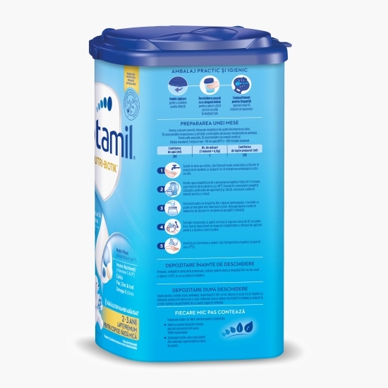 Pachet 4 x Lapte praf NUTRI-BIOTIK 2+, 2-3 ani, Nutricia, 800g