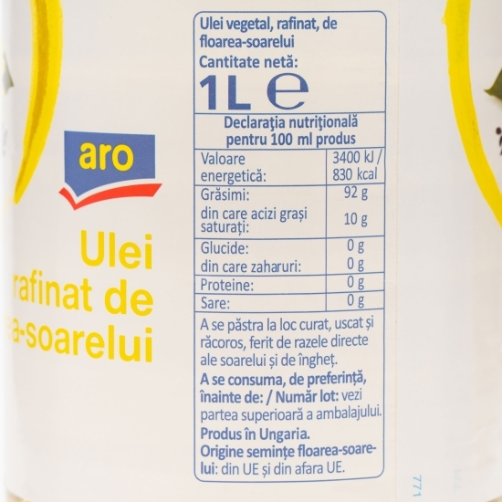 Ulei floarea-soarelui 1l
