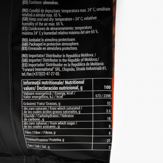 Migdale coapte, cu sare de Himalaya 50g