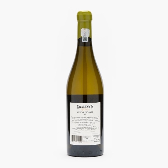 Vin alb sec Muscat Ottonel, 14.3%, 750ml