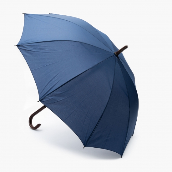 Umbrelă automată tip baston bleumarin 65cm