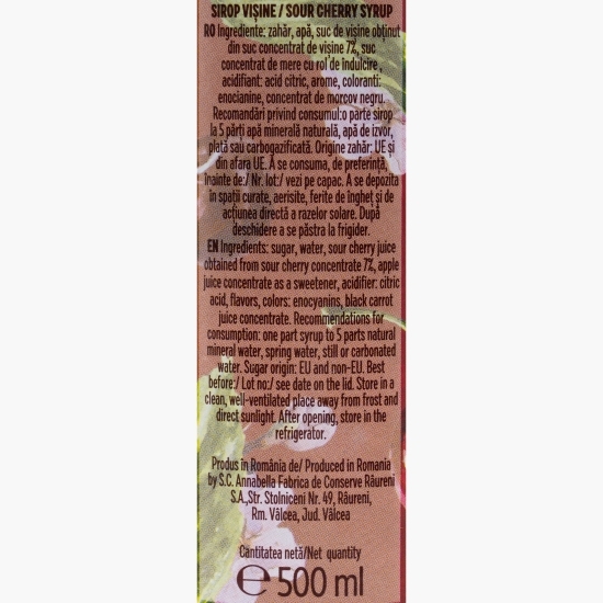 Sirop de vișine 0.5l