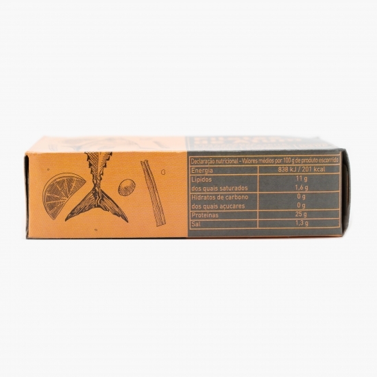 Ton file în ulei de măsline, portocală, scorțișoară 120g