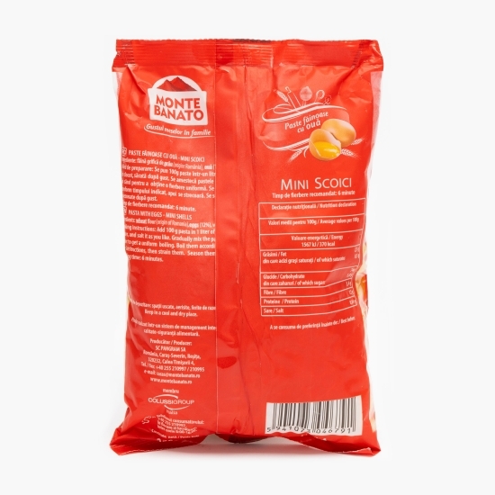Paste făinoase cu ou, mniscoici 250g 