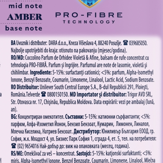 Balsam de rufe Purple Orchid & Blueberries, 51 spălări, 1.275l