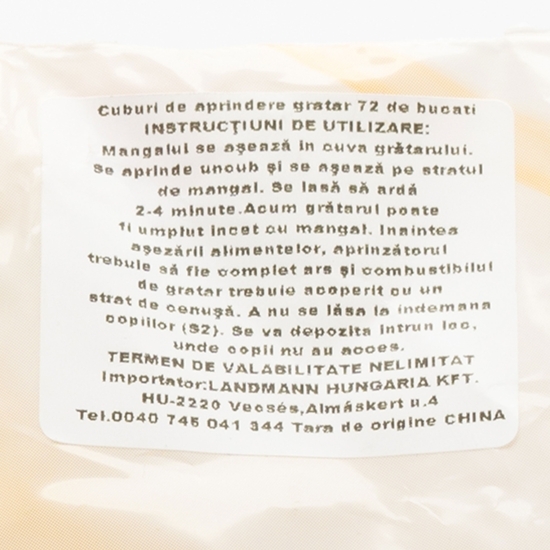 Cuburi de aprindere 72 bucăți
