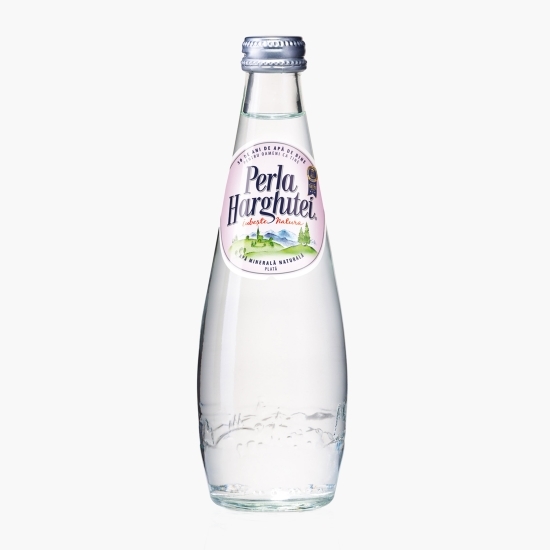 Apă minerală naturală plată, sticlă, 0.33l
