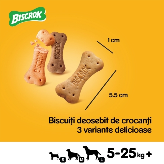Recompense pentru câini 200g, Biscrok