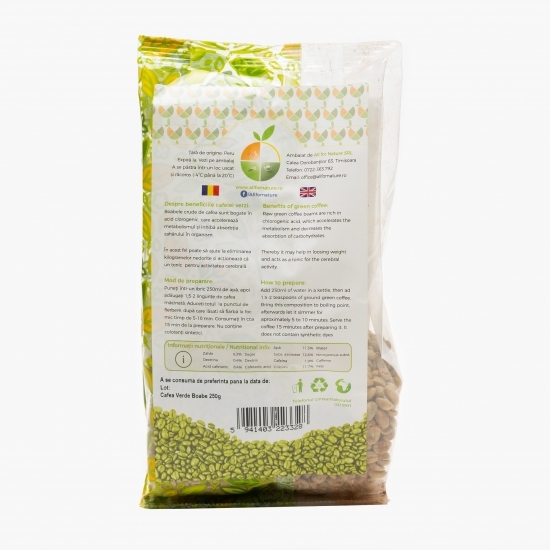 Cafea verde boabe 250g 