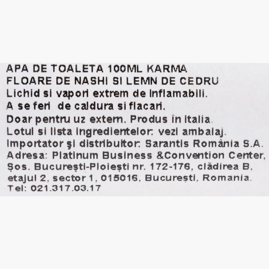 Apă de toaletă Karma 100ml