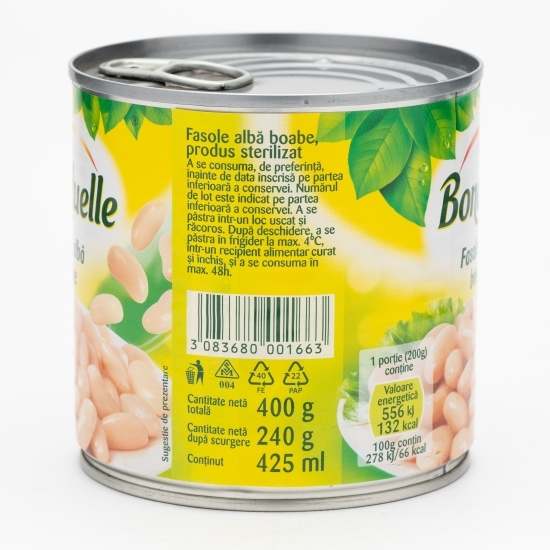Fasole albă boabe 400g